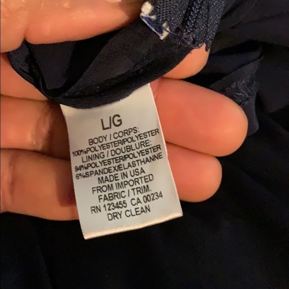 Design Lab green blue sleeveless dress size L - Picture 8 of 8